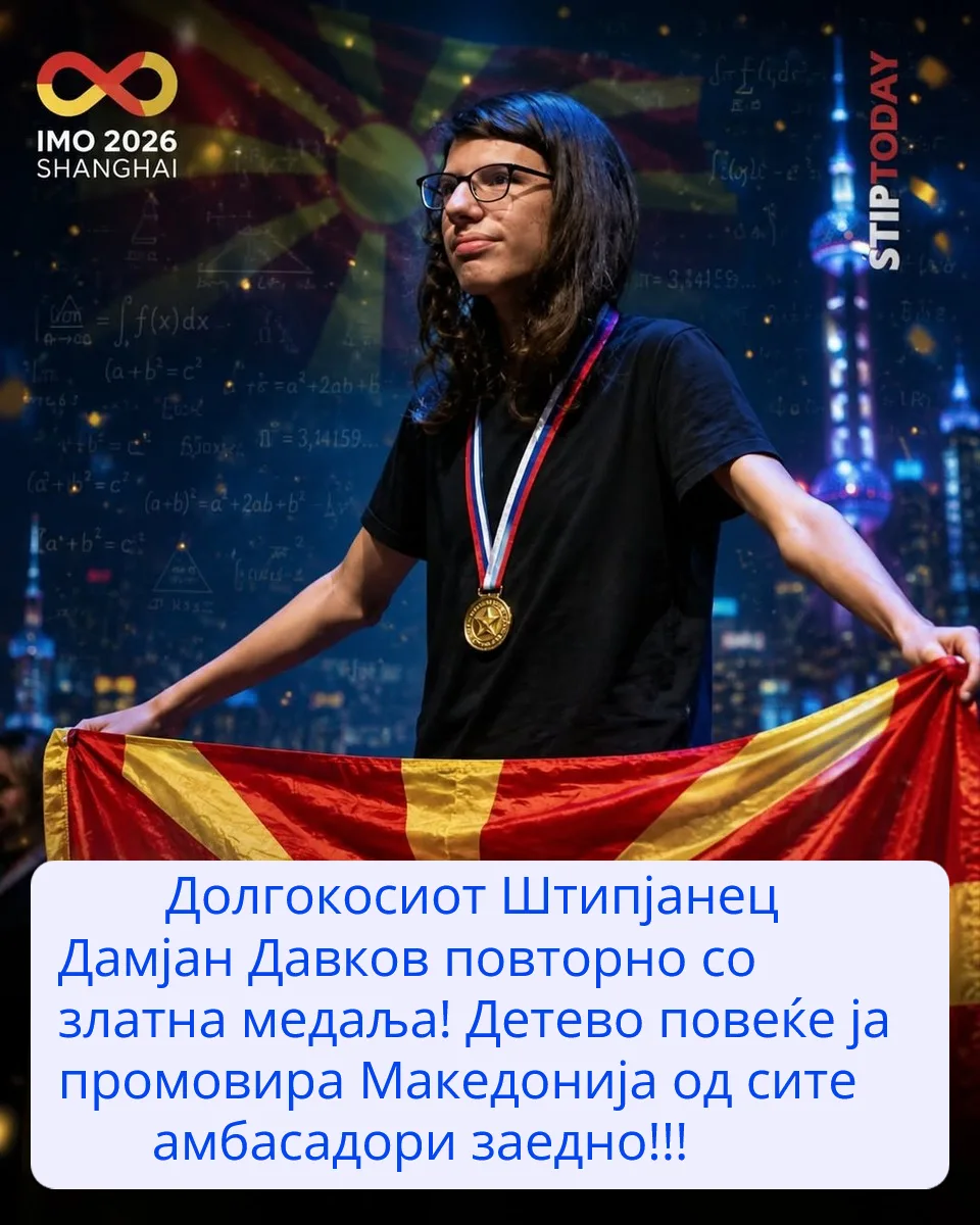 Долгокосиот шампион од Штип: Како Дамјан Давков ја покори светската математика и зошто ова личи на шаховска партија?