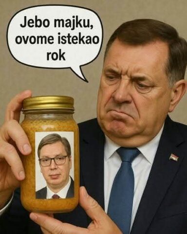 Додик и Вучиќ меме за ајварот